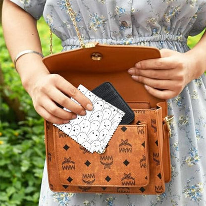 6 PCS Glasses Cleaning Cloth Eyeglass Cleaning Cloth Lens Eyeglasses Microfiber Cute Aesthetic Cloth for Unisex Women Girls Reusable Phone Screens Camera Multi-Patterns(6.3"x6.3")-Skull - color: N11-skull
