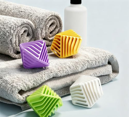 8 Pcs Dryer Balls Laundry Reusable Anti Static, Agitator Balls for Washing Machine, Tangle-Free Laundry Agitator Balls, Enhance Cleanliness and Prevent Clothing Tangling