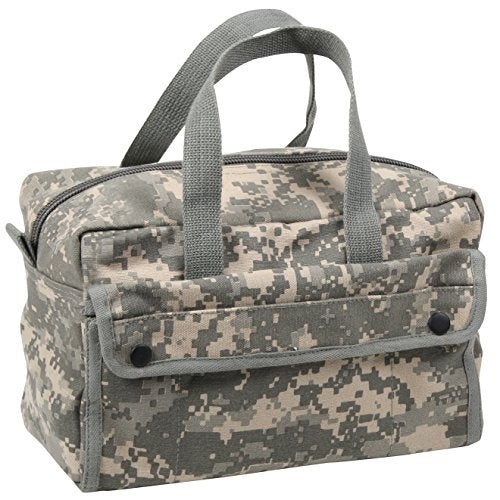 Rothco GI Style Mechanics Tool Bag, Heavy-Duty Canvas Tool Storage - color: ACU Digital Camo