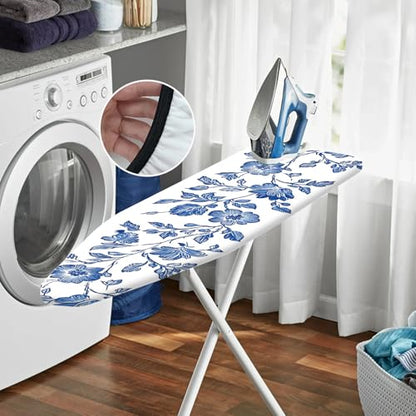 Nuxovilar Blue Floral Vines Ironing Board Cover 15x54 Polyester - color: Yfw04571, size: 15×54 inch