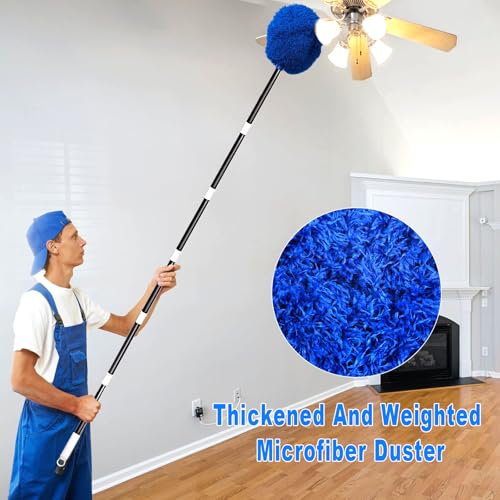 Ceiling Fan Cleaner Duster with Extension Pole, 15–88 Inch Long Duster