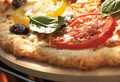 Outset 13 Inch Pizza Grill Stone, 13-Inch - style: 13-Inch Round Pizza Stone