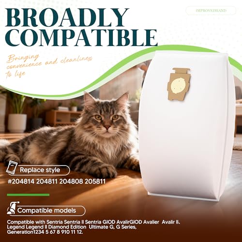 18 Pack Vacuum Bags [Model 204814] Fit for Kirby Sentria/Ultimate G Series - size: 18 PACK