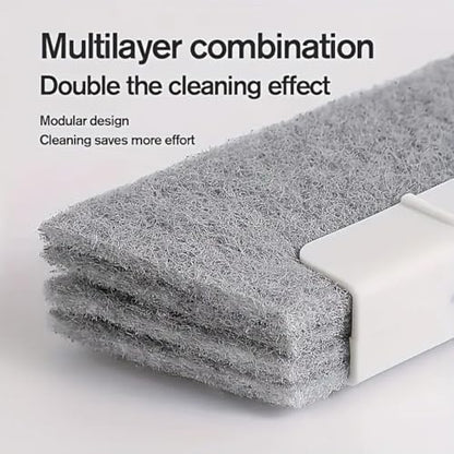 Window Track Cleaner, Gap Brush Groove Cleaner, Window Track Cleaning Tool, Gap Cleaning Brush Small Spaces, Sliding Door Track Cleaner, Window Brush, Shower Track Cleaning Brush, Window Cleaner Tool - color: Microfiber Style