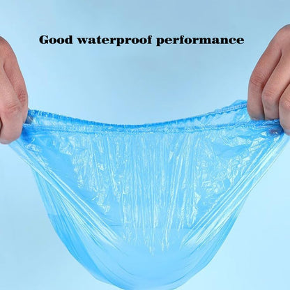 200PCS (100Pairs) Disposable Shoe Covers Waterproof, Non-Slip, Durable Boot Covers for Indoors Cleaning Real Estate Travel Construction Workplaces, Plastic Disposable Shoe Covers for Men and Women.