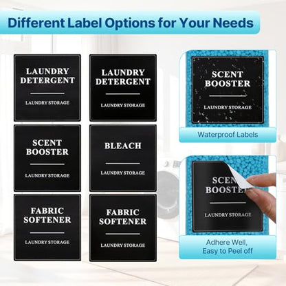 2 Pack Laundry Detergent Dispenser for Soap Softener, 54oz Plastic H12.2‘’ - size: 2 Pack