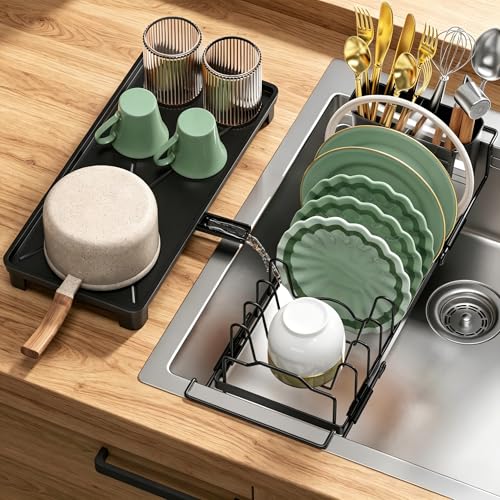 masadi Small Dish Drying Rack, Compact Dish Drainer for Kitchen Counter - size: Counter (Small)