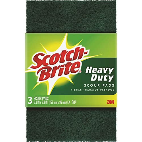 Scotch-Brite Heavy Duty Scour Pads 223, 3-count (Pack of 24)