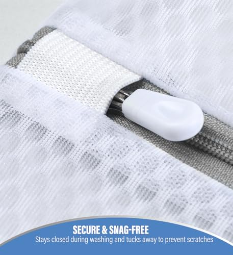 VASSON Mesh Laundry Bags for Delicates, Durable Lingerie Wash Bag Set - size: 3-Piece Set (Large/Bedding)