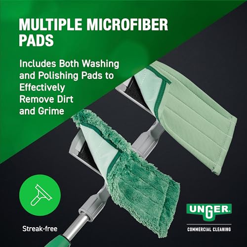 UNGER Commercial SpeedClean Window Cleaning Kit, 11-Piece Set CK054