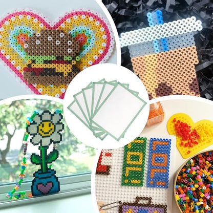 6PCS, 6x8'' Thick Texture Ironing Paper for Fuse Beads Protective
