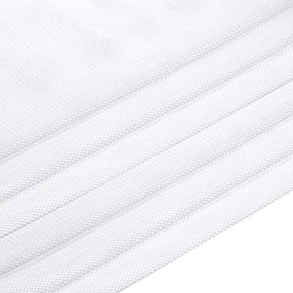 Frienda 6 Pieces Mesh Stuff Sack, 11 x 15 Inch Durable Nylon Mesh Drawstring Laundry Bag for Rinsing Beach Toys, Seashell Collecting, Mesh Bags and Travel (White) - color: White