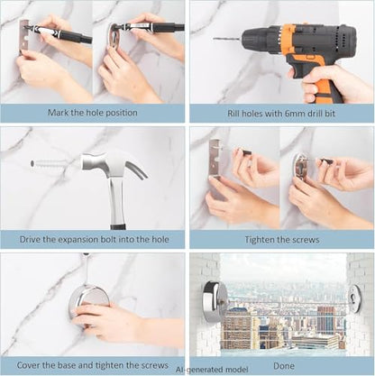 Retractable Clothesline 9.0 FT, 304 Stainless Steel Clothes Line Dryer with Heavy Duty Adjustable Stainless Steel Rope String for Hanging Drying Bathroom, Laundry, Hotel, Indoor & Outdoor