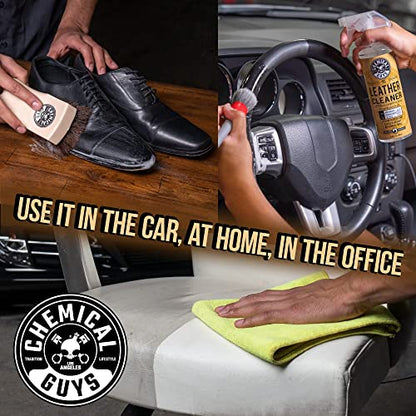 Chemical Guys, Leather Cleaner & Conditioner Kit for Cars & Home, 2 x 16 oz - style: 16 Fl Oz KIT