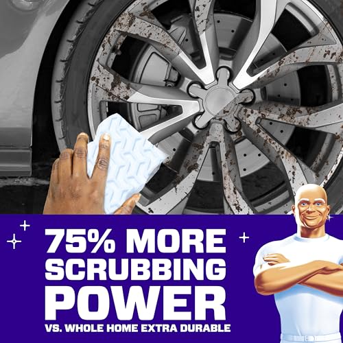 Mr. Clean Magic Eraser Sponge, All Purpose Cleaner, Long Lasting Cleaning Scrubber, Wall, Sneaker, Oven, Kitchen, Bathroom, Shower Cleaner, Cleaning Supplies, Whole Home Extra Durable XL, 8ct - size: 8 Count