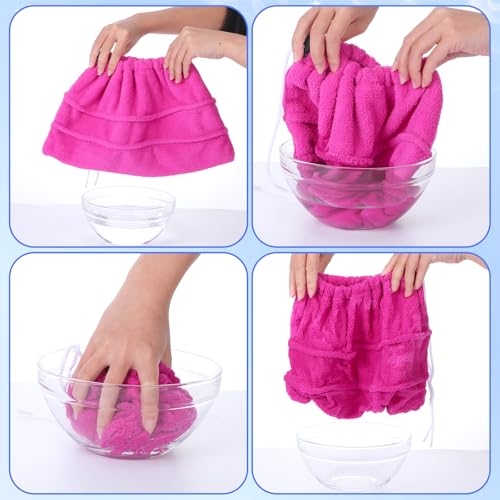 2 Pcs Mop Socks with Elastic Bands Washable Broom Cloth Cover Reusable Broom Pads Baseboard Cleaner Tool Multi-Purpose Mop Cloth Replacement for Baseboards, Cleaning Dust Cobwebs up High Heater