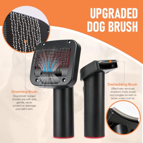 Pet Hair Grooming Brush Vacuum Attachment Kit Compatible with Shark IX & IZ Series 4pcs - color: Pet Set-4pcs