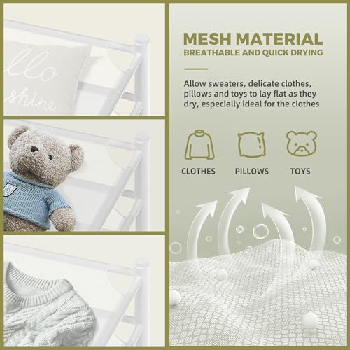 Sweater Drying Rack, 2-Pack Stackable Flat Mesh Clothes Drying Rack - size: 2-Pack