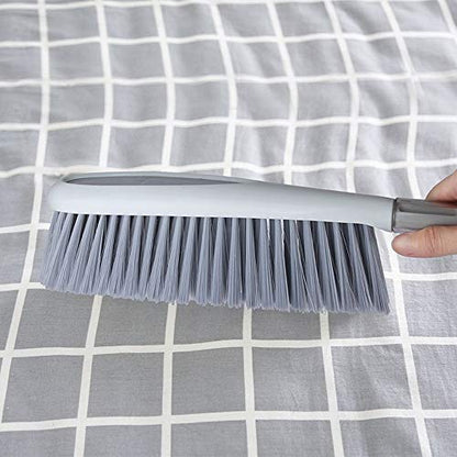 Hand Broom, 14 inch Large Counter Duster Slightly Stiff Bristle - color: Gray, size: 14 inch