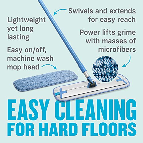 E-Cloth Deep Clean Mop for Home Cleaning, No Refills or Spray Needed - size: New Version, style: Deep Clean Mop + Extra Mop Head