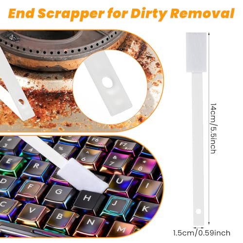 50 Pcs Disposable Crevice Cleaning Tool, Crevice Brush for Keyboards