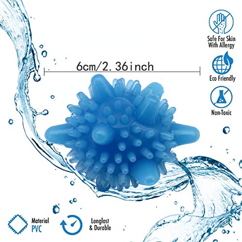 Washer Balls,Reusable Tangle-Free Eco-Friendly Laundry Scrubbing Balls,Solid Colorful Laundry Washing Balls Enhance Your Machine Cleaning Power (15 Pcs)