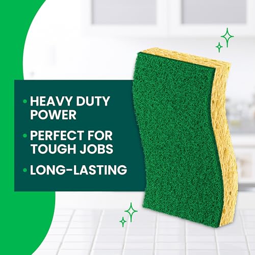 Scotch-Brite Heavy Duty Scrub Sponges, 12 Pack - size: 12 Scrub Sponges