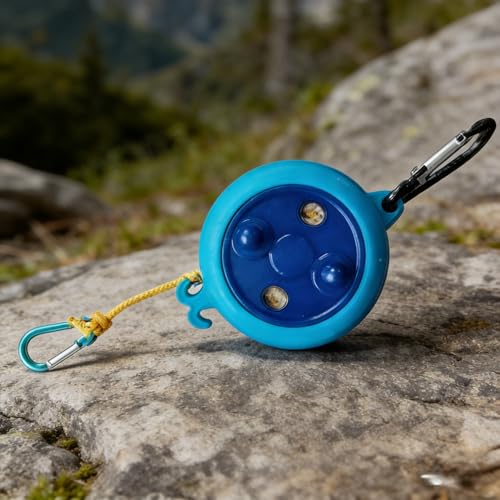 Blue 32.8FT Retractable Clothesline,Portable Travel Washing Line,Windproof Non Slip Camping Laundry Line for Indoor Outdoor RV Travel Camping