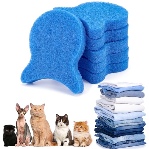 Pet Hair Remover for Laundry, Dryer Hair Catcher (6Pcs Blue) - color: Blue, size: 6Pcs