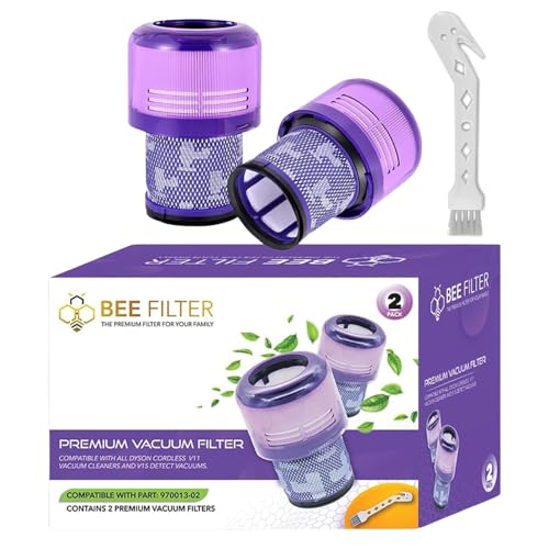 Dyson V15 Filter, 2-Pack Premium HEPA Replacement Filters for Dyson V15 - size: 2 V15 Purple Filters