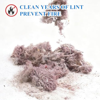 1 Pack Dryer Vent Cleaner Kit - Long Flexible Lint Brush for Dryer Vents, Refrigerator Coils, and Radiators - Household Cleaning Supplies (1, Short Brush) - size: Short Brush