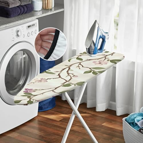 Nuxovilar Flowering Branches Ironing Board Cover 15x54 Polyester - color: Yfw03556, size: 15×54 inch