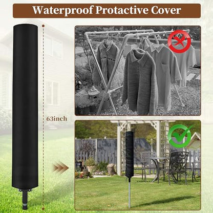 Rotary Clothesline Outdoor Umbrella Drying Rack
