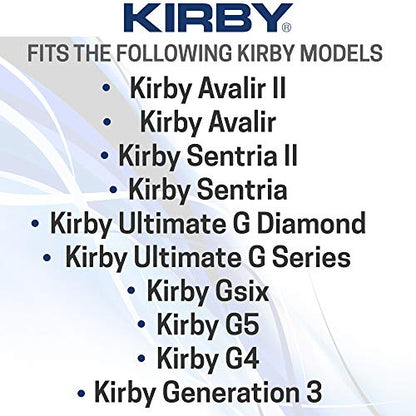 Kirby Micron Magic HEPA Filter Bags 6-Pack, Part #204811 | Genuine Kirby OEM | Fits F-Style & Twist-Style Kirby Vacuums (Avalir, Sentria, G Series) - size: 1