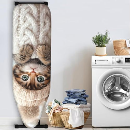 Nuxovilar Kitten Knitted Outfit Ironing Board Cover 15x54 Polyester - color: Ylu01184