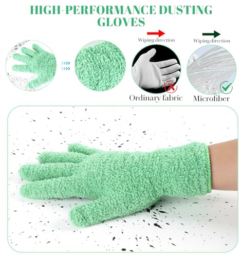 Microfiber Gloves for Plants, Microfiber Plant Cleaning Gloves