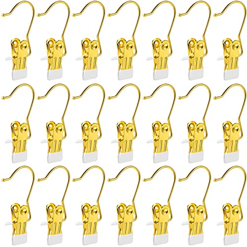 Hotop 20 Pieces Boot Hanger Clips Heavy Duty Closet Space Saving, Gold - color: Gold