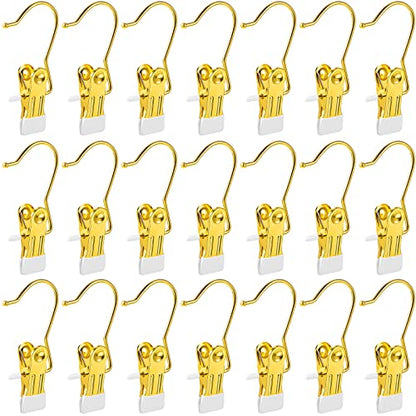 Hotop 20 Pieces Boot Hanger Clips Heavy Duty Closet Space Saving, Gold - color: Gold