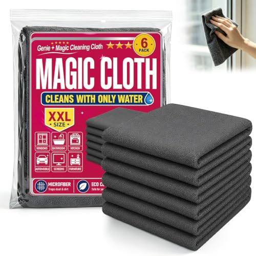 Genie Cloth Magic Cloth - 6PCS Microfiber Genie Magic Cleaning Cloth