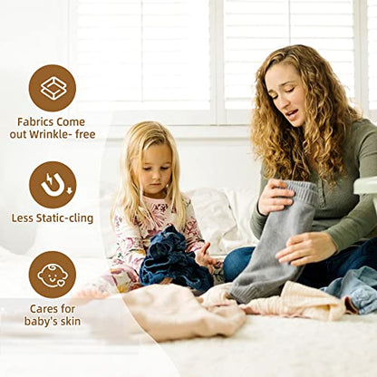 Wool Dryer Balls XL 6-Pack, Dryer Balls Laundry Reusable Reduce Clothing Wrinkles, Drying Clothes Faster