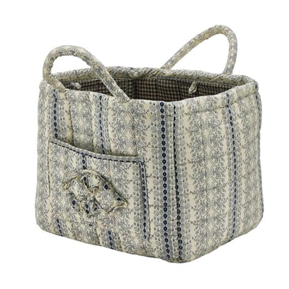 Boho Fabric Storage Basket, Large Capacity Laundry Basket, 12.2'' x 10.23'' x 10.23'' Collapsible Laundry Hamper with Easy Carry Handles (B Multi-Color 4, L) - color: B Multi-Color 4