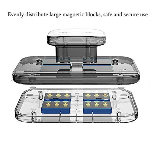 Magnetic Window Wiper Cleaner, with Safety Rope, Suitable for 3‑10MM Single‑Layer Glass, for Home High-Rise Glass Use