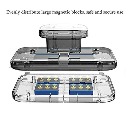 Magnetic Window Wiper Cleaner, with Safety Rope, Suitable for 3‑10MM Single‑Layer Glass, for Home High-Rise Glass Use