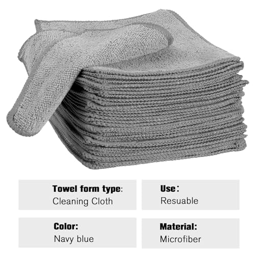 Tanlade 30 Pcs Dry Erase Cloth,6 X 6 Inch,Gray - color: Gray, size: 6 x 6 Inch
