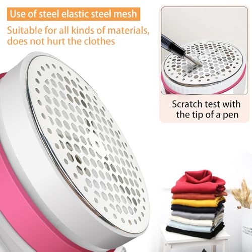 Fabric Shaver for Furniture,Sweater Shaver,Electric Lint Remover for Clothes,Fabric Pilling Remover,4 Cutter Heads, 5W of High-Power, Plug and Play, Say Goodbye to Charging and Waiting