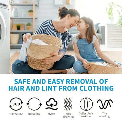 Pet Hair Remover for Laundry - 12PCS Reusable Dog & Cat Hair Catcher Balls for Washing Machine - Pet Fur Remover for Clothes, Bedding & Blankets - Safe on Fabric, Won’t Damage Laundry