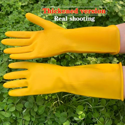 Household Cleaning Gloves, Dishwashing Gloves for Kitchen, 8 Pairs - size: Large (Pack of 8)