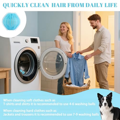 12PCS Pet Hair Remover for Laundry Pet Hair Catcher for Washing Machine