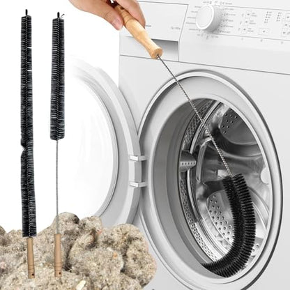 1 Pack Dryer Vent Cleaner Kit - Long Flexible Lint Brush for Dryer Vents, Refrigerator Coils, and Radiators - Household Cleaning Supplies (1, Short Brush) - size: Short Brush