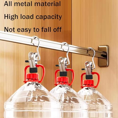 12PCS Clothes Pins, Hanging Clips, Hanger Clips, Hanger Hooks, Stainless Steel Portable Travel Hanging Hooks for Jeans, Hats, Boots, Towels (Black) - color: Black